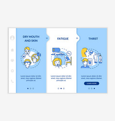 Dehydration Symptoms Onboarding Template