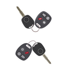 Car Key And Alarm Symbols