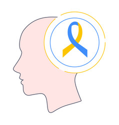 Down Syndrome Awareness Ribbon Icon