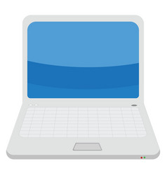 Open Laptop On A White Background