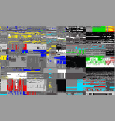 Pixel Pattern Of A Digital Glitch Abstract