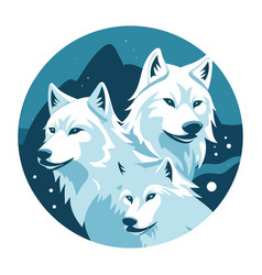 A Cheerful Wolves Howling