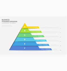 Business Pyramid Diagram