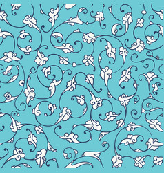 Rumi Iznik Seamless Pattern