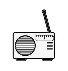 Small Radio With Antenna Icon Image