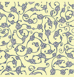 Rumi Iznik Seamless Pattern