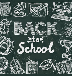 Back To School Blackboard Poster