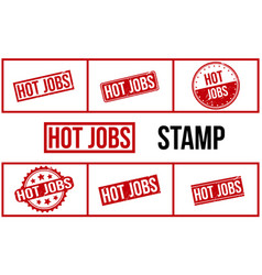 Hot Jobs Rubber Stamp Set