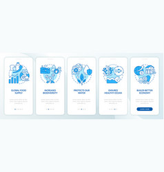 Regenerative Food Blue Onboarding Mobile App