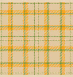 Plaid Seamless Pattern In Yellow Check Fabric