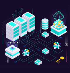 Isometric Data Blocks Flowchart