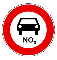 Nox Car And Prohibition Sign