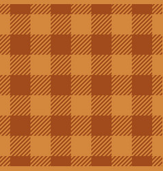 Brown Buffalo Plaid Seamless Pattern