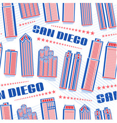 San Diego Seamless Pattern