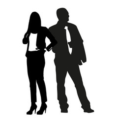 Business People Pose Silhouette