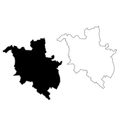 Poznan City Republic Poland Map Scribble