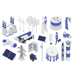 Electrical Equipment Isometric Elements