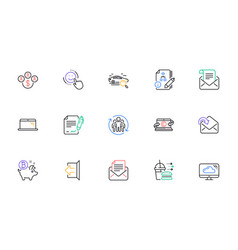 Search Car Algorithm And Smile Line Icons