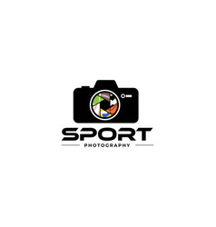 Simple Sport Photography Service Business Logo