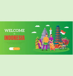 Indonesia Flat Poster