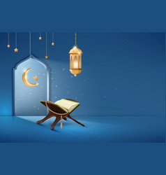 3d Ramadan Islam Quran Reading Eid Mubarak