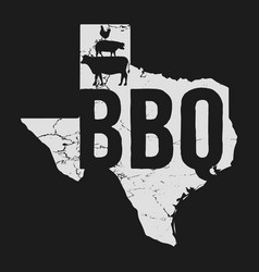 Texas Bbq Svg Typography T Shirt Design