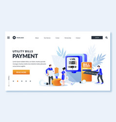 Utility Bills Online Payment Concept