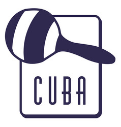 Maraca Cuba Country Design