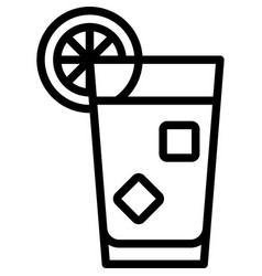 Cape Codder Cocktail Icon Alcoholic Mixed Drink