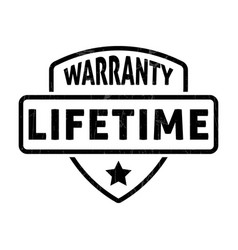 Lifetime Warranty Badge Label