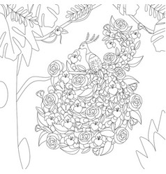 Miracle Bird Antistress Coloring Book For Adults