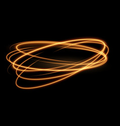 Sparkling Gold Glitter Glow Flare Spiral Effect