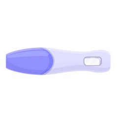 Menstruation Test Icon Cartoon Pregnant