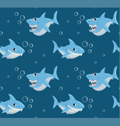 Shark Seamless Pattern