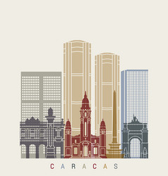 Caracas V2 Skyline Poster