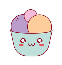 Kawaii Ice Cream Bowl