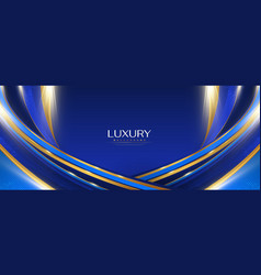 Luxury Blue And Gold Background