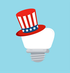 4 Th Of July Tooth Dental Implant Icon Isolated