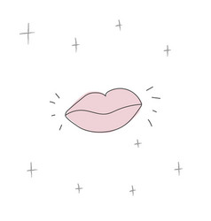 Nice Doddle Pink Lips