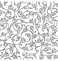 Rumi Iznik Seamless Pattern