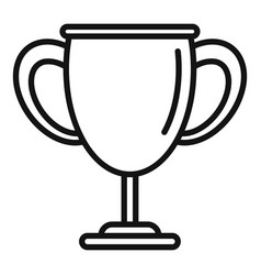 School Cup Icon Outline Test Exam