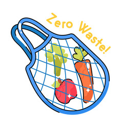 Zero Waste Doodle Colorful Sticker Eps 10