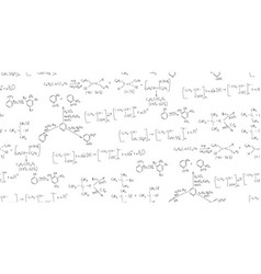 Chemical Formula Seamless Pattern