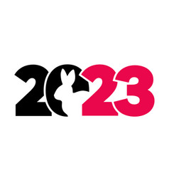 2023 Logo With Rabbit Cool And Stylish Icon