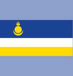 Buryatia Officially Flag