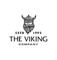 Viking Chief Logo Design Barbarian