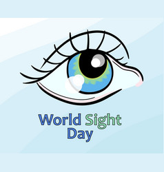 World Sight Day Flat For Web Design