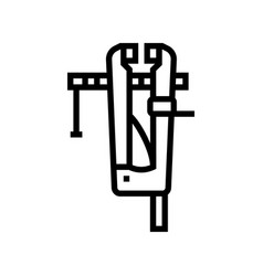 Leg Vice Line Icon