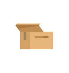 Mail Box Icon Flat Parcel Delivery