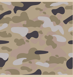 Camouflage Desert Seamless Pattern Trendy